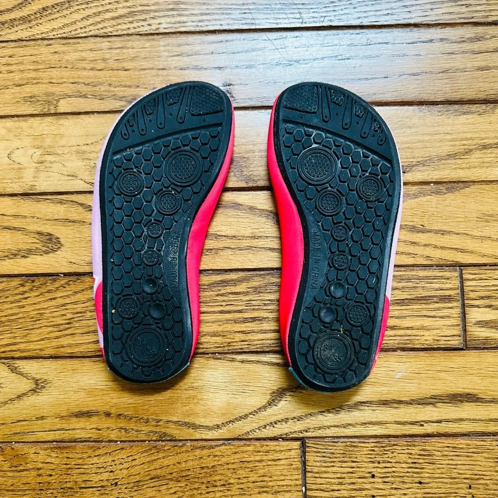 Kids Red and Pink Water Shoes! Size 3